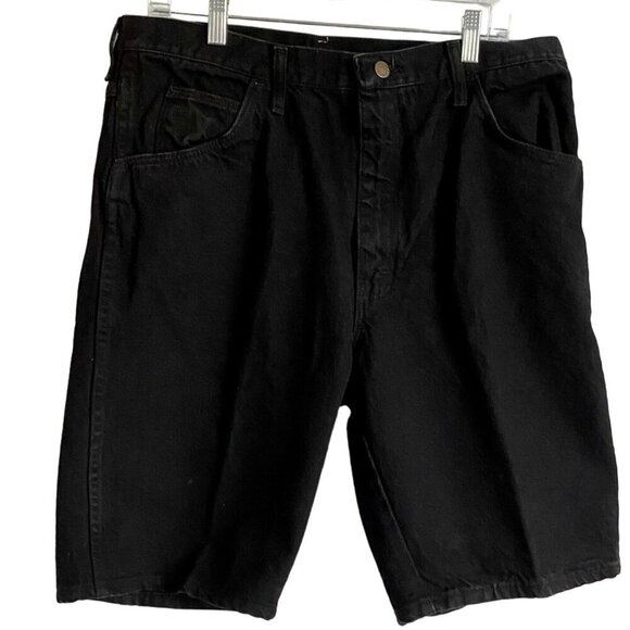 VF Jeanswear Black Denim Men's Shorts Size 38 - Picture 1 of 6
